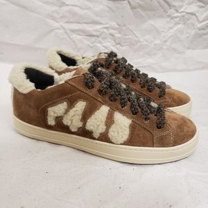 P448 John faux shearling sneakers